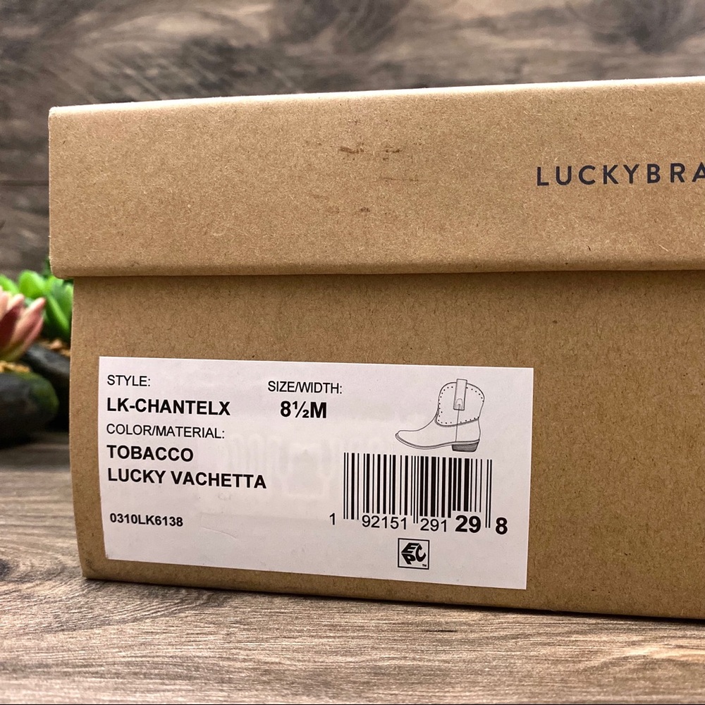 ⛔️ SOLD ⛔️ 
NIB Lucky Brand Chantelx Western Cowboy Boots 8.5M - Picture 12 of 12